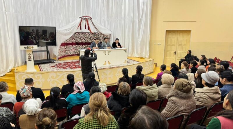 Қаратау ауданы тұрғындарымен ашық диалог өтті