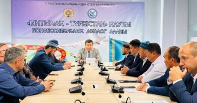 ТҮРКІСТАН: «ЗАЙЫРЛЫ ҚОҒАМДА ДІННІҢ АЛАТЫН ОРНЫ» АТТЫ ДӨҢГЕЛЕК ҮСТЕЛ ӨТТІ